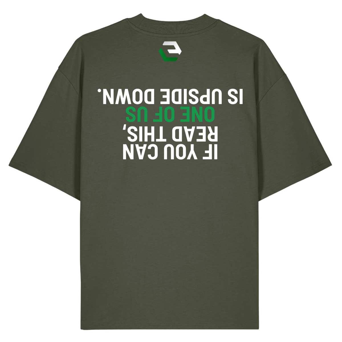 CF Leipzig - Upside Down Male Shirt - Khaki - Rueckseite