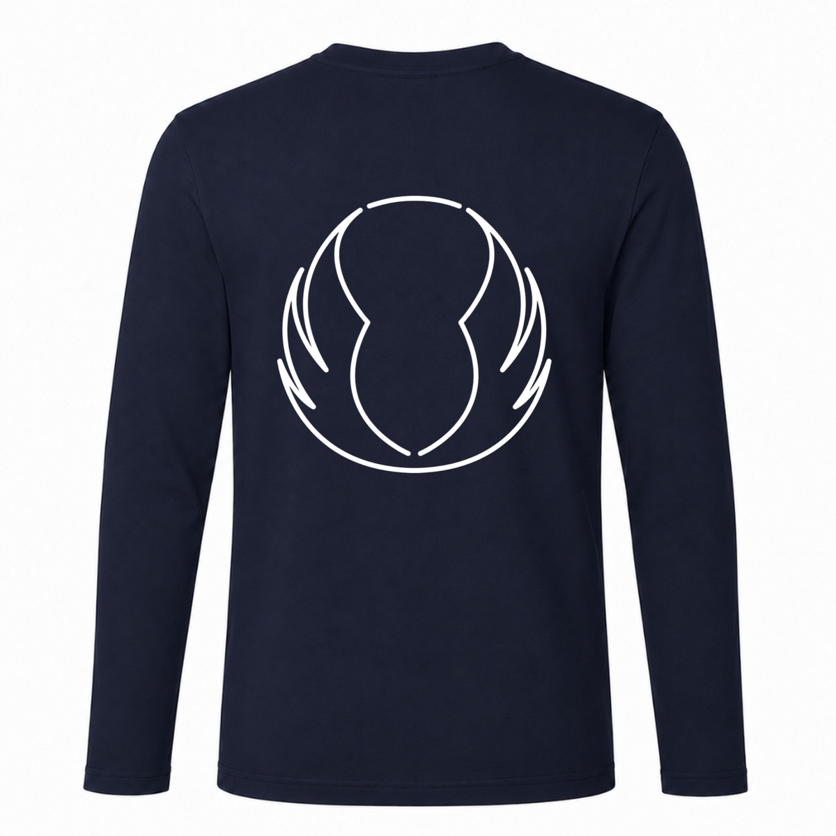 CF Gladbeck - Unisex Zip-Hoodie Long Sleeve Cool T - French Navy - Rueckseite