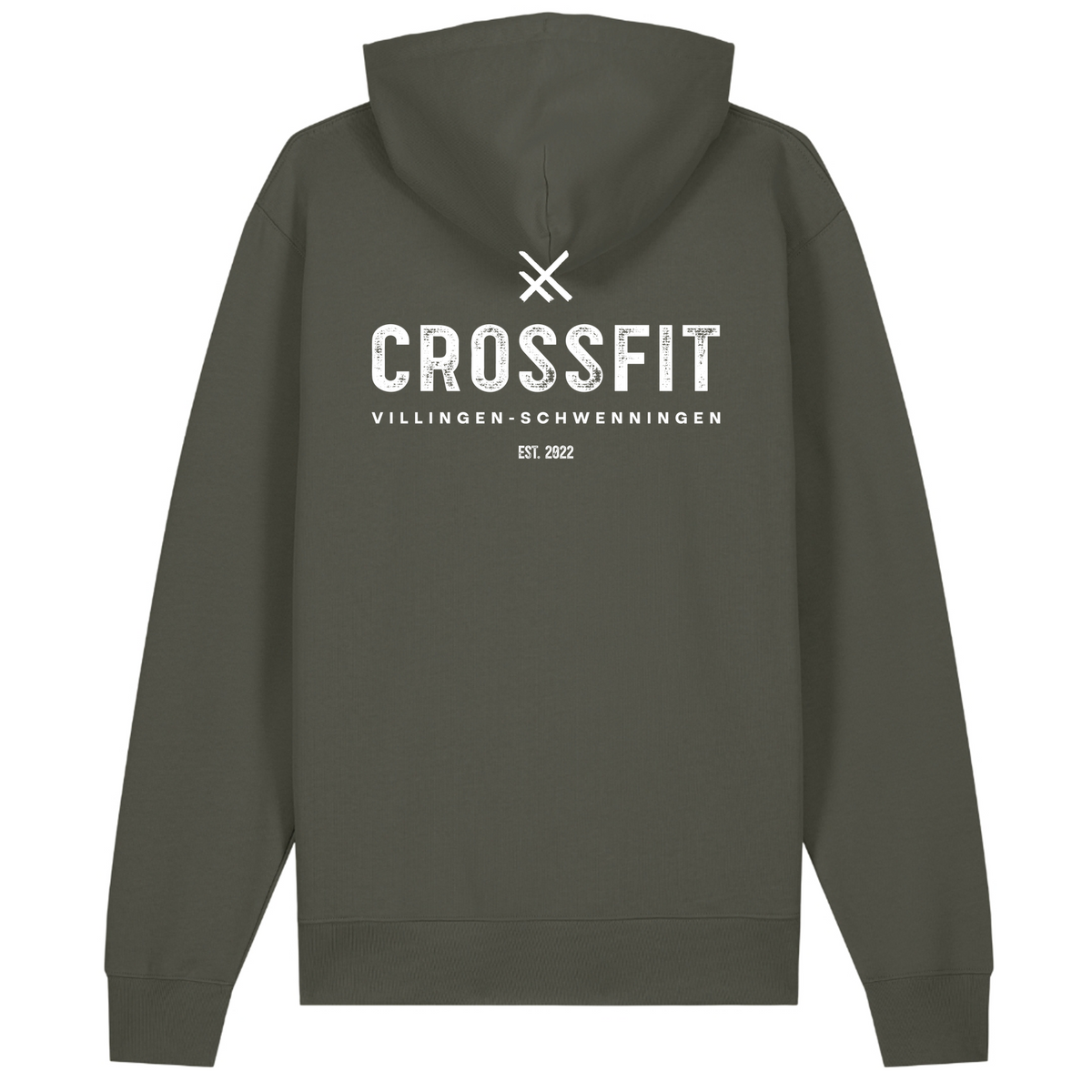 CrossFit VS -Unisex Athlete Hoodie X - Khaki - Rueckseite