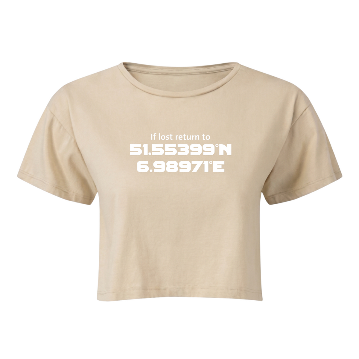 If Lost CF Gladbeck - Crop Top - nude