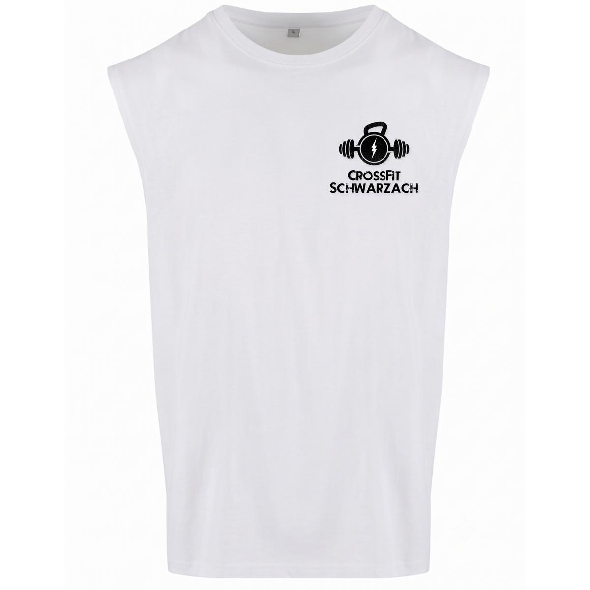 CF Schwarzach - Male Shirt Sleeveless Tee - weiß