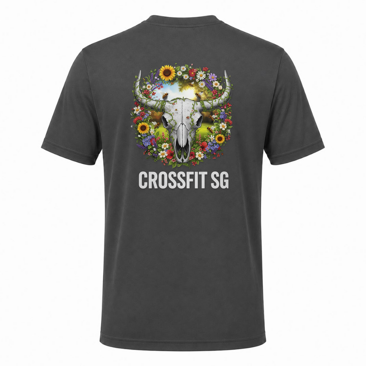 CFSG - Sport Shirt Mikrofaser - charcoal - Rueckseite