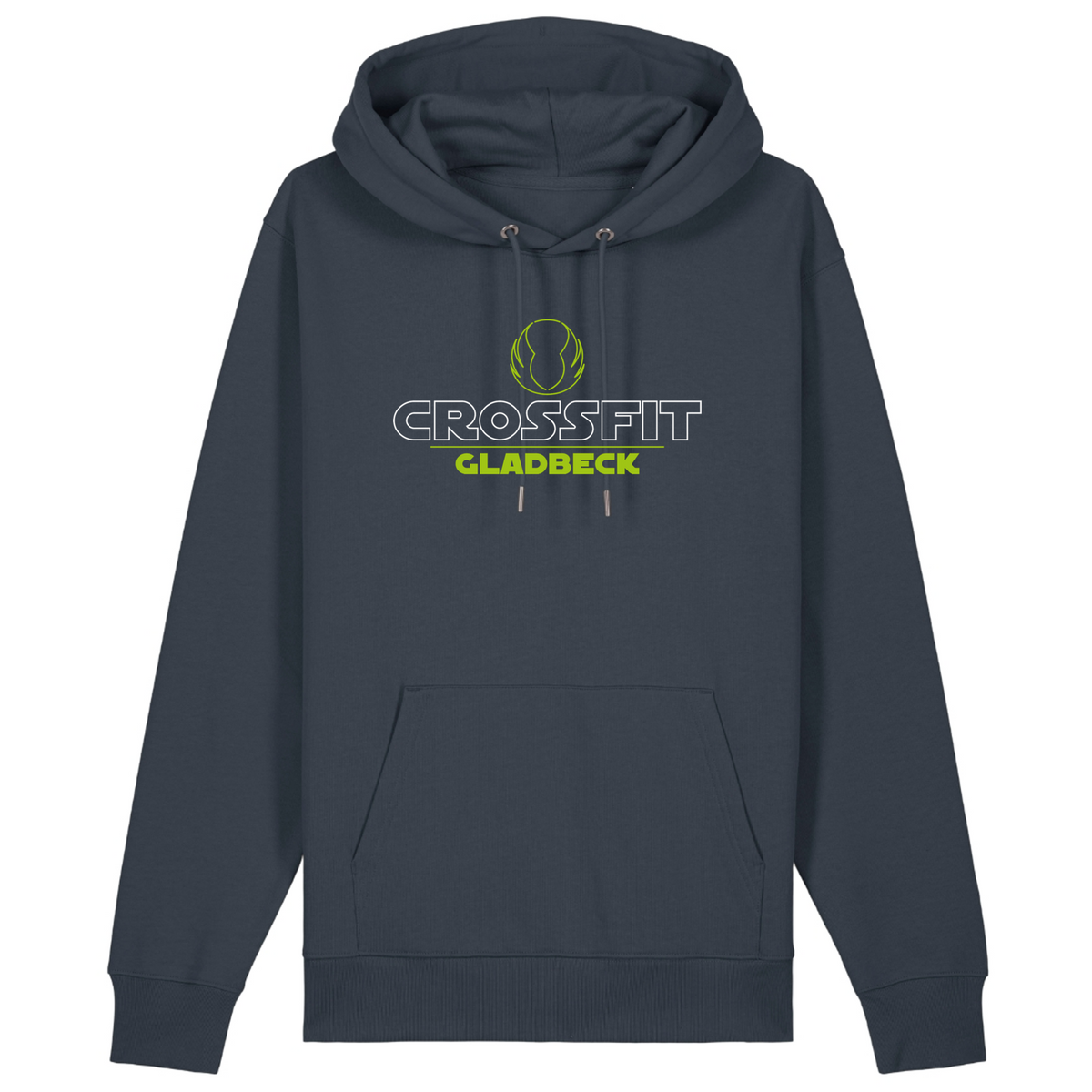 CF Gladbeck - Unisex-Hoodie, Bio-Baumwolle - India Ink Grey