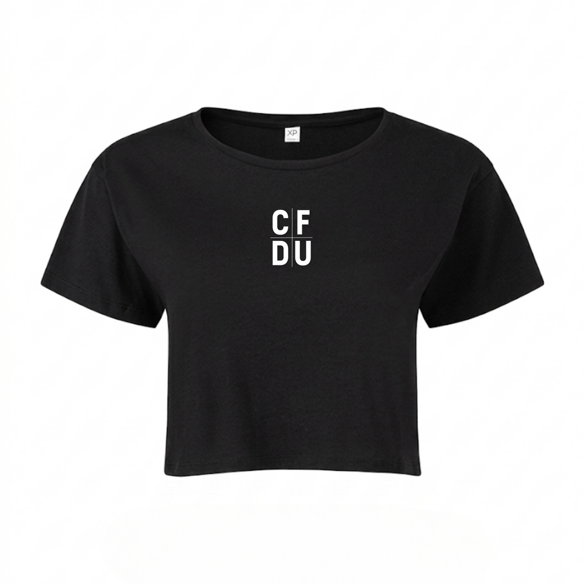 CFDU - Ladies relaxed Croptop (n) - schwarz