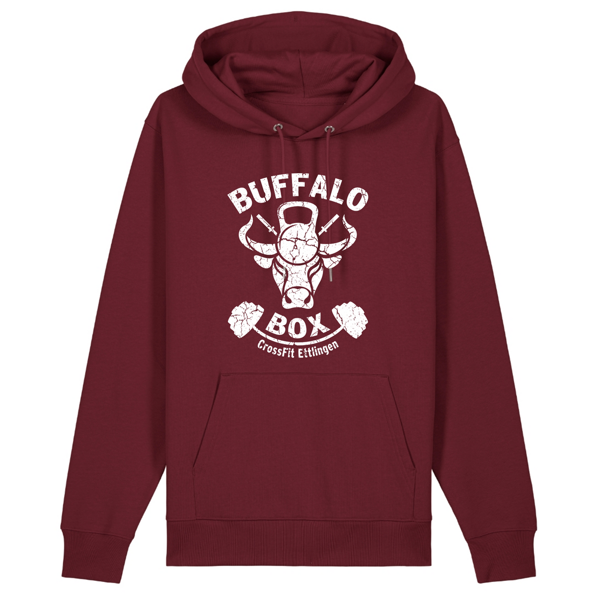 Buffalo Big Logo Premium Hoodie Unisex (nnn) - Burgundy