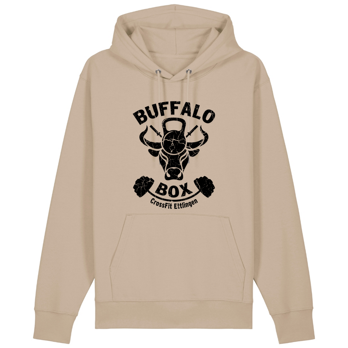 Buffalo Big Logo Premium Hoodie Unisex (nnn) - Desert Dust