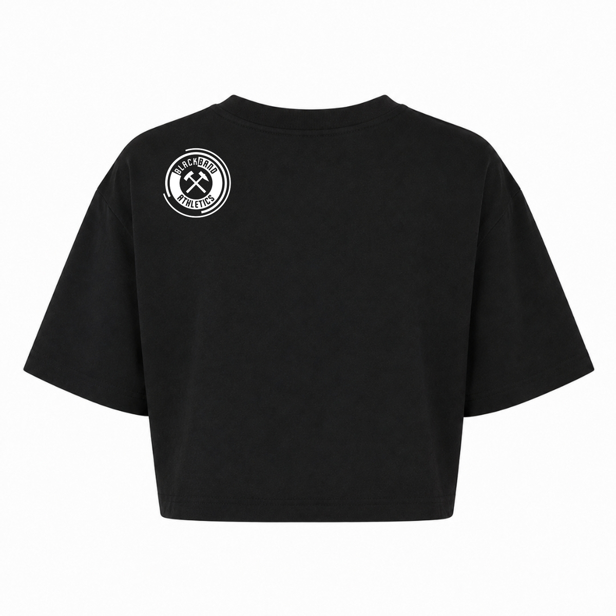 Blackbank Athletics - Ladies Cropped Oversized Tee - schwarz - Rueckseite