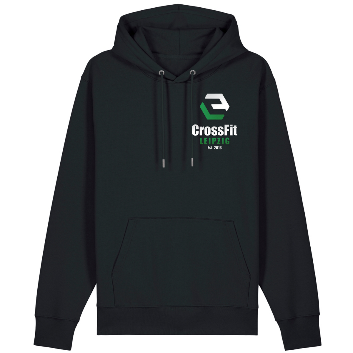 CF Leipzig - Male Shirt Cruiser 2.0 – Premium Unisex-Hoodie, Bio-Baumwolle - Black