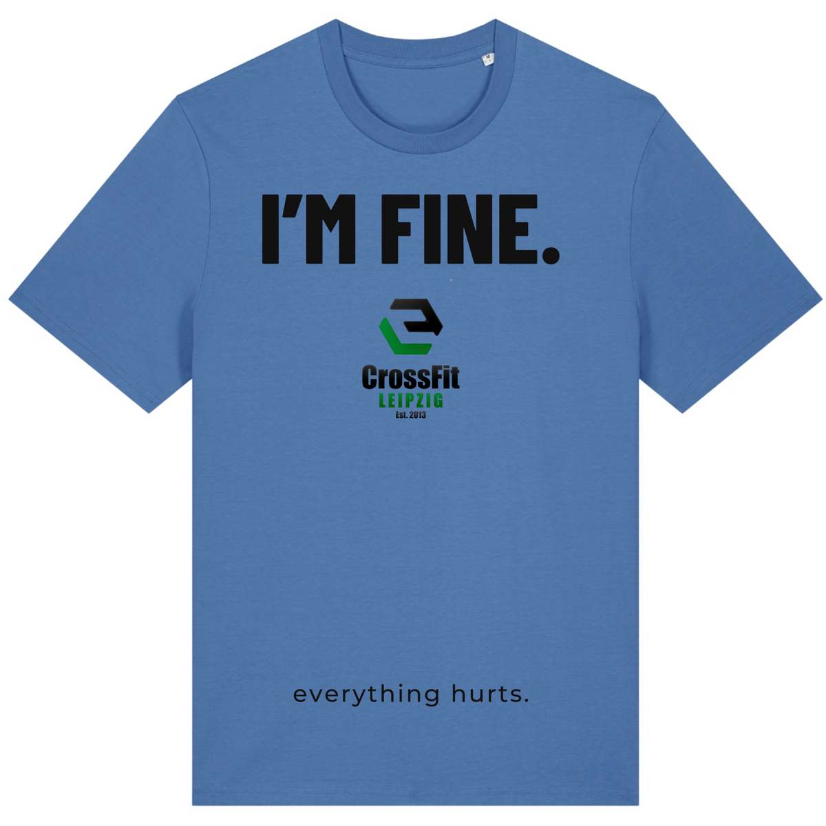 CF Leipzig - I´m Fine Male Shirt - Bright Blue