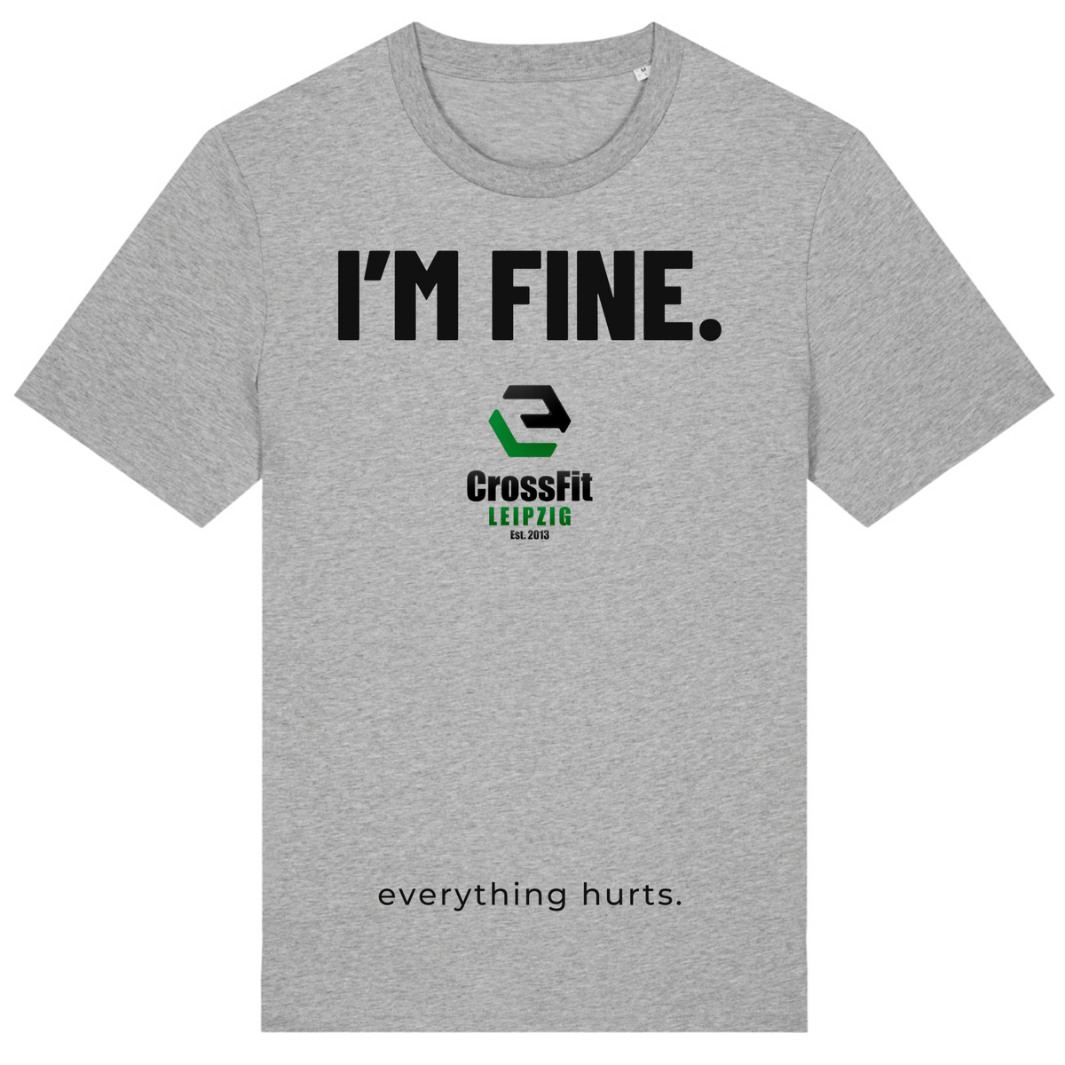 CF Leipzig - I´m Fine Male Shirt - Heather Grey