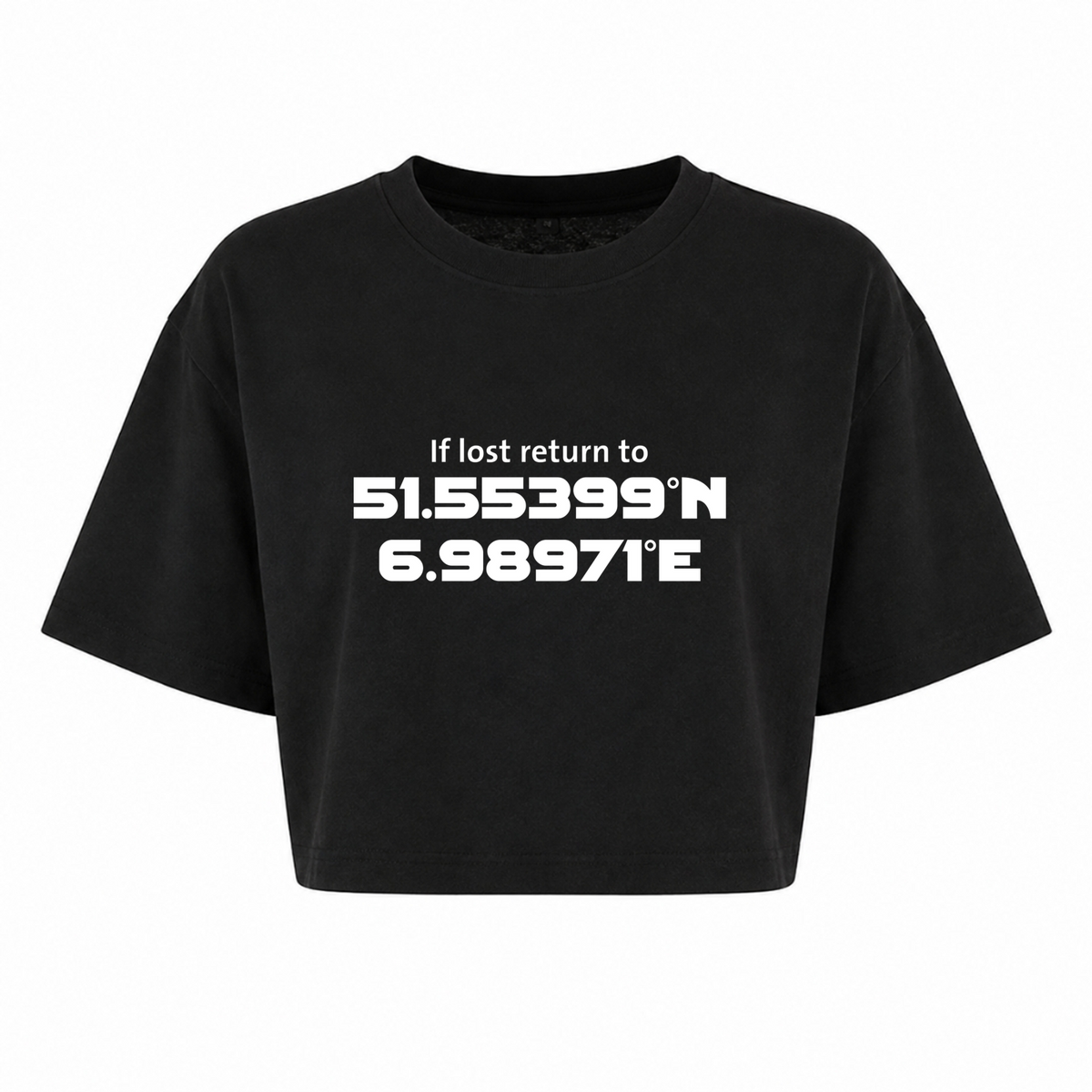 CF Gladbeck - Ladies Shirt N Ladies Short Oversized Tee - schwarz