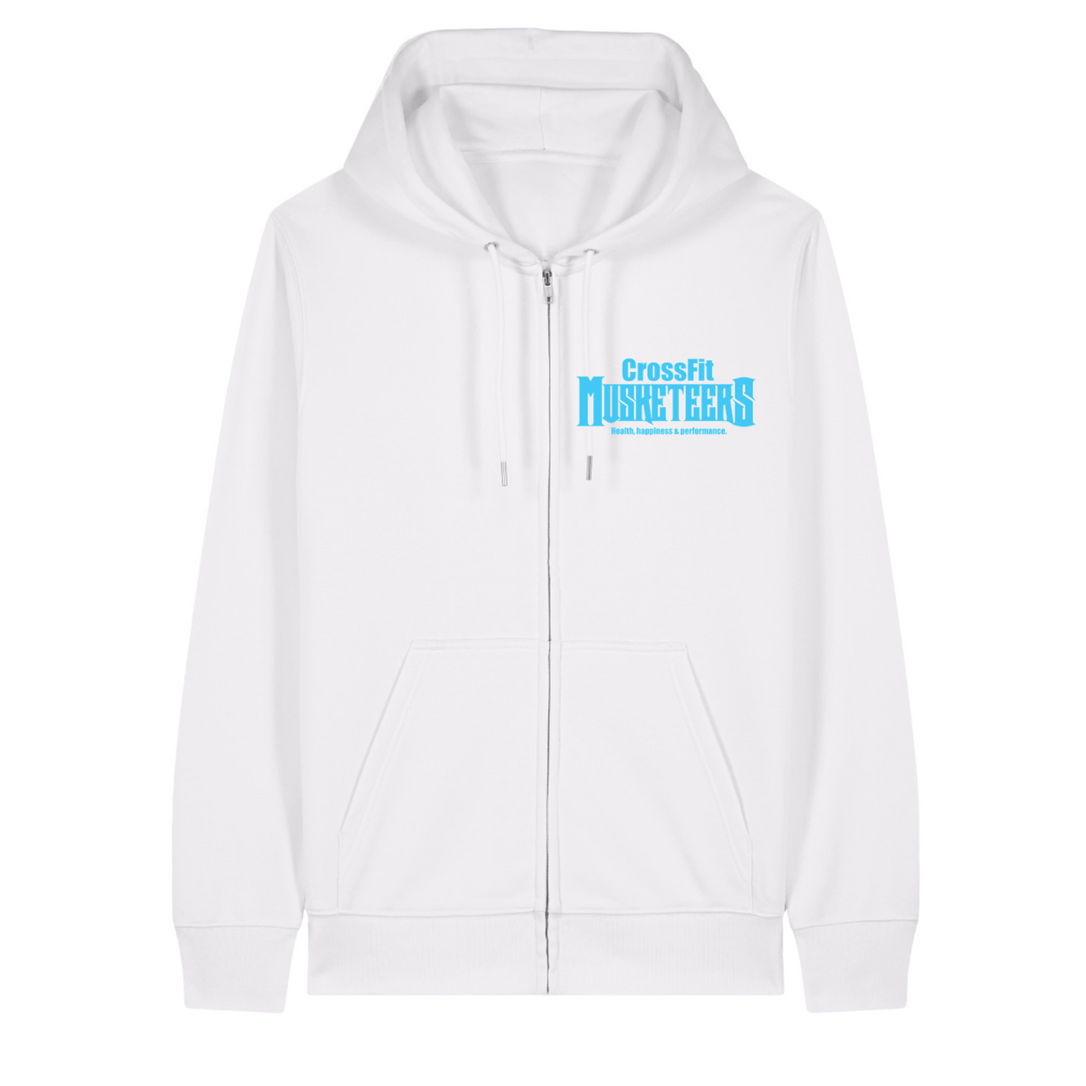 CF Musketeers -Unisex Zipper Jacke - White