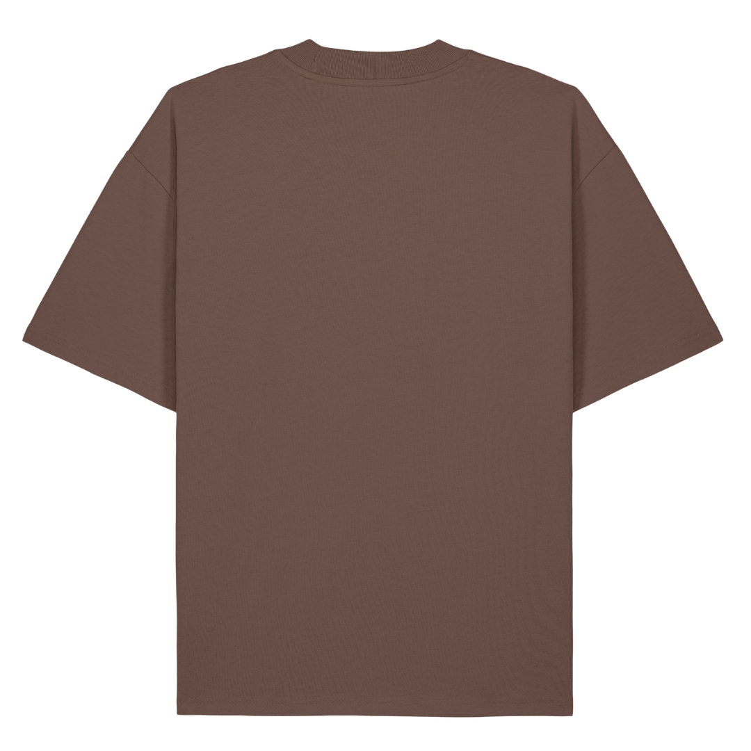 CFDU - Male Oversized Shirt - Mocha - Rueckseite