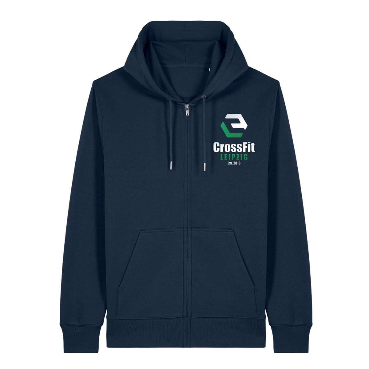 CF Leipzig - Unisex Zipper Hoodie (Jacke) - French Navy