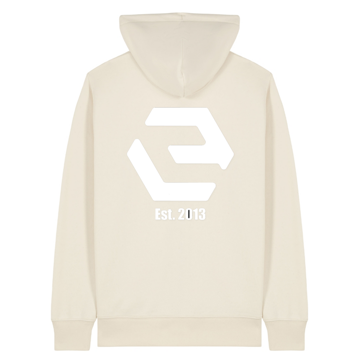 CF Leipzig - Unisex Zipper Hoodie (Jacke) - Natural Raw - Rueckseite