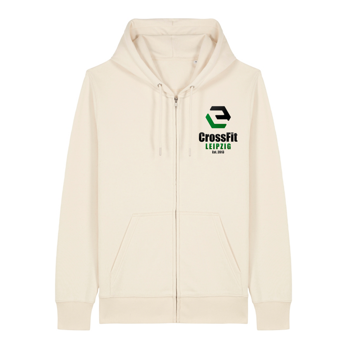 CF Leipzig - Unisex Zipper Hoodie (Jacke) - Natural Raw