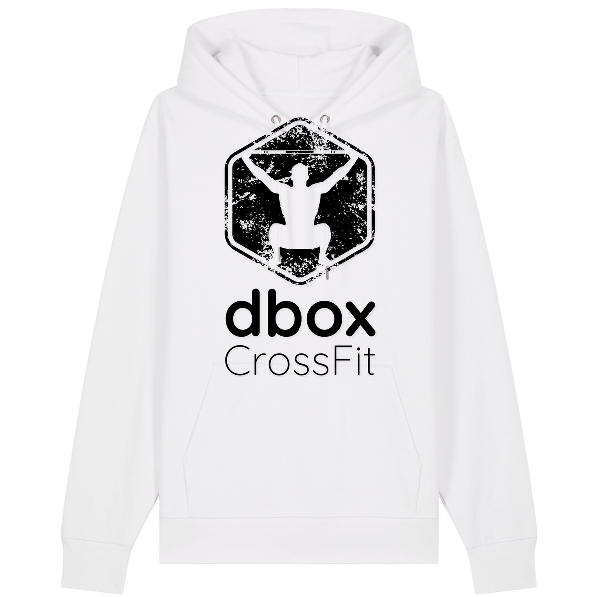 d box - Ladies Shirt Cruiser 2.0 – Premium Unisex-Hoodie, Bio-Baumwolle - White