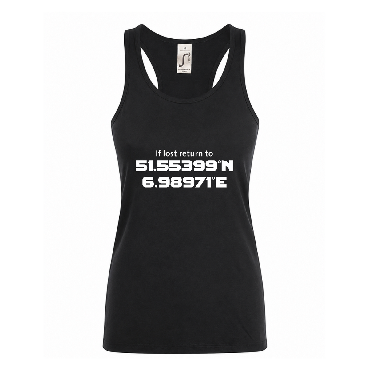 CF Gladbeck - Ladies Shirt N Women Tank Top Racerback - schwarz