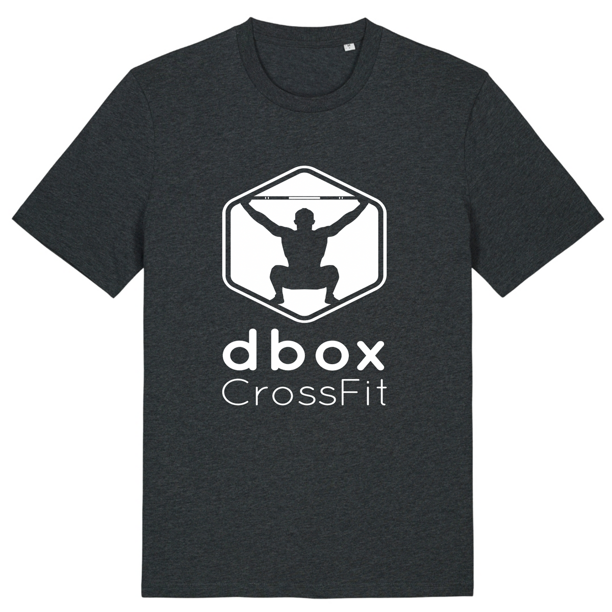 d box - Big Logo Male Shirt - Dark Heather Grey