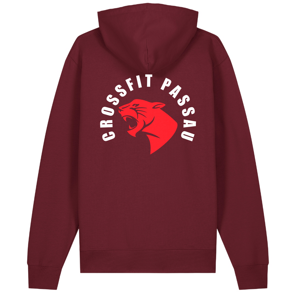 CF Passau - Unisex Hoodie V2 - Burgundy - Rueckseite