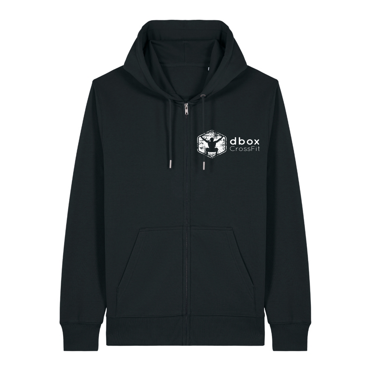 d box - Unisex Zip Hoodie - Black