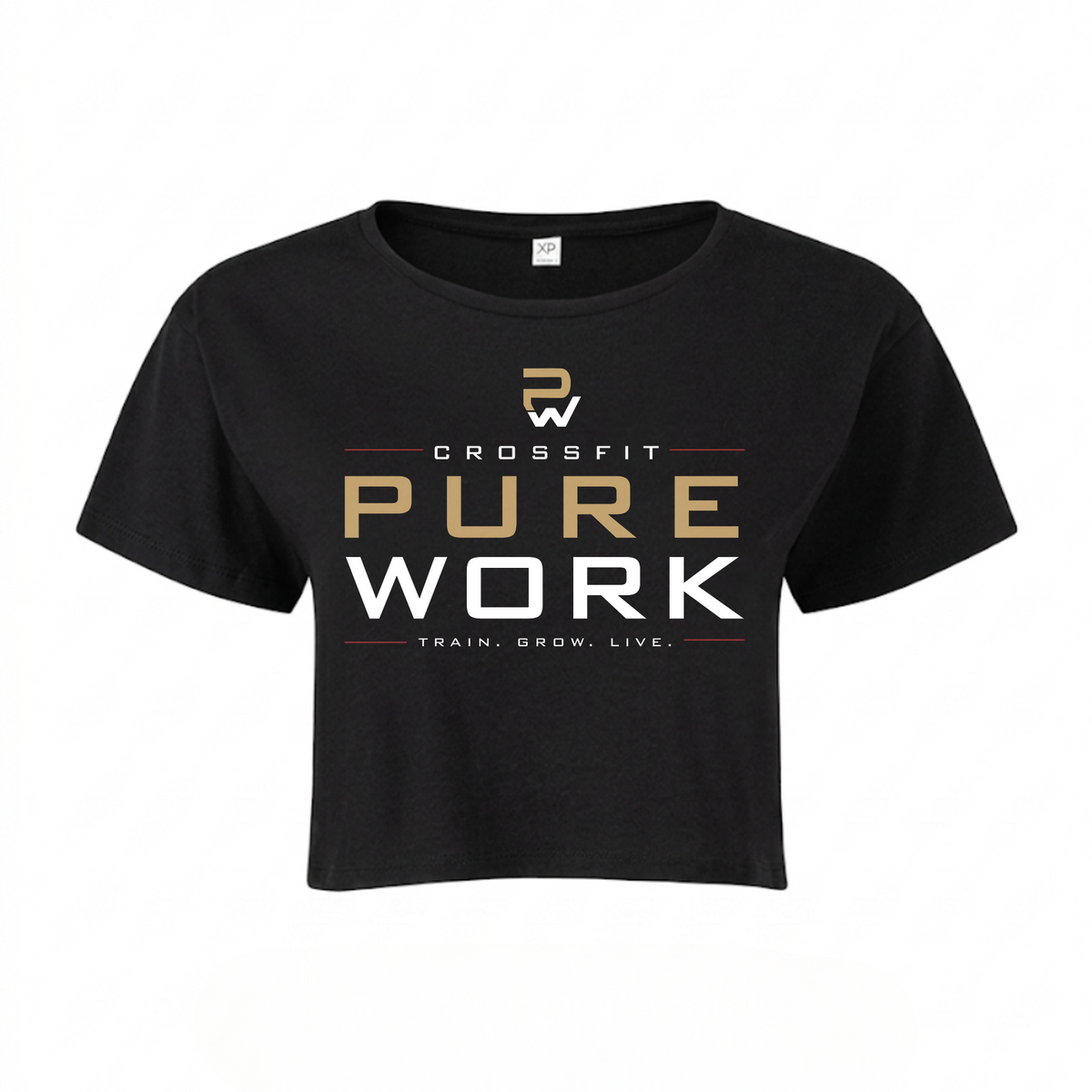 CF PureWork - Ladies Crop Top - schwarz