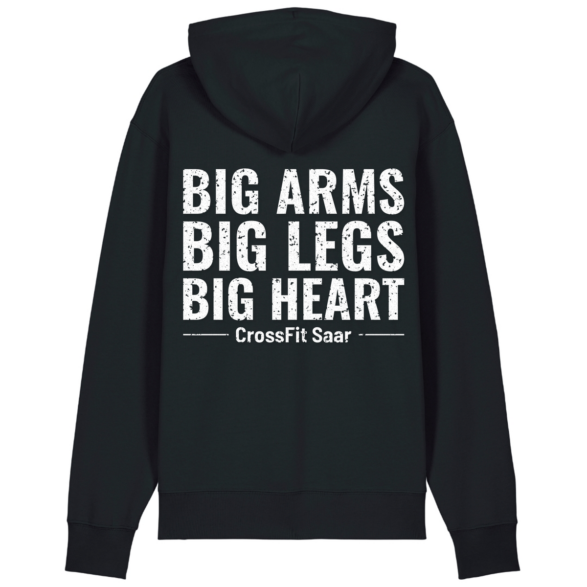 CF Saar - Male Shirt Cruiser 2.0 – Premium Unisex-Hoodie, Bio-Baumwolle - Black - Rueckseite