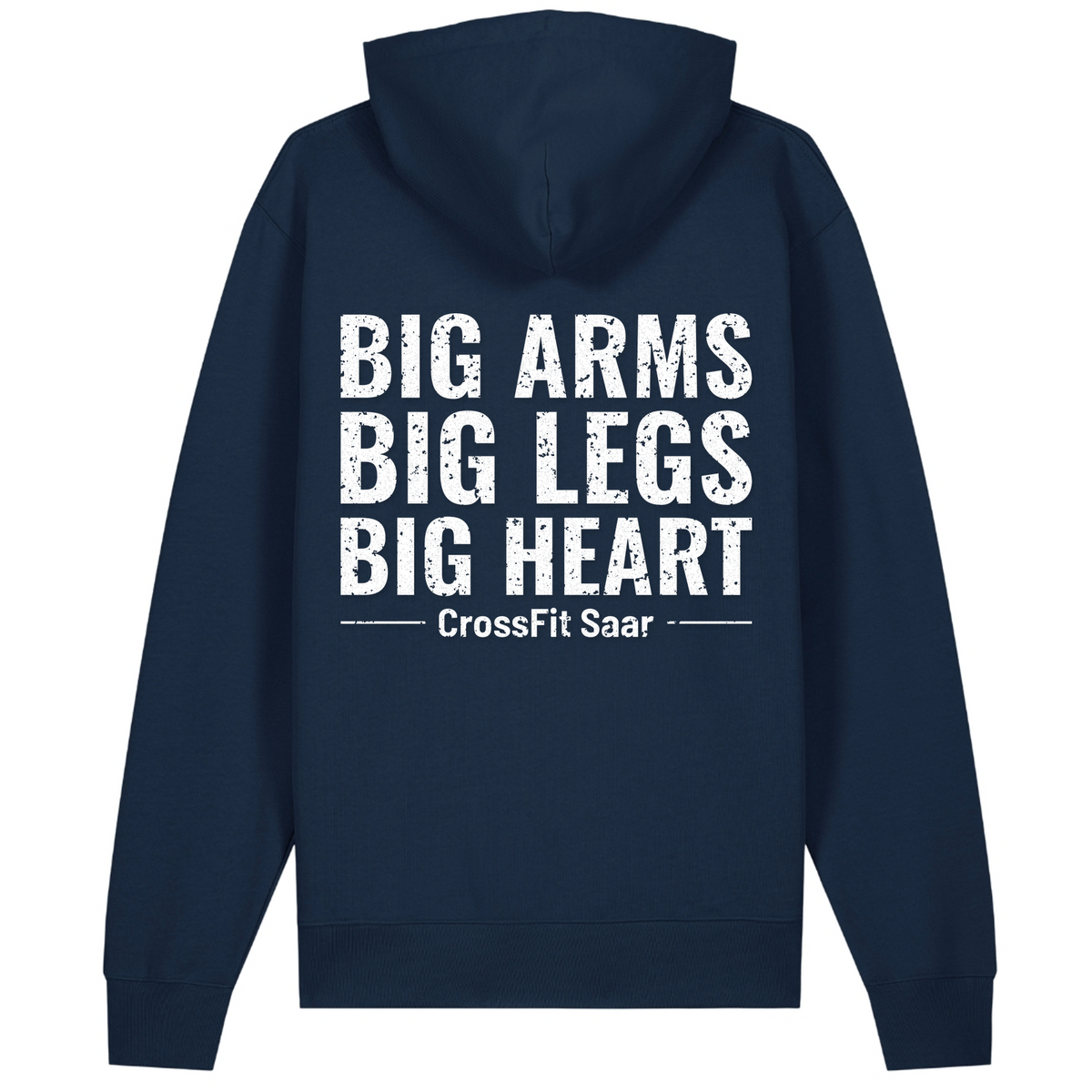 CF Saar - Male Shirt Cruiser 2.0 – Premium Unisex-Hoodie, Bio-Baumwolle - French Navy - Rueckseite