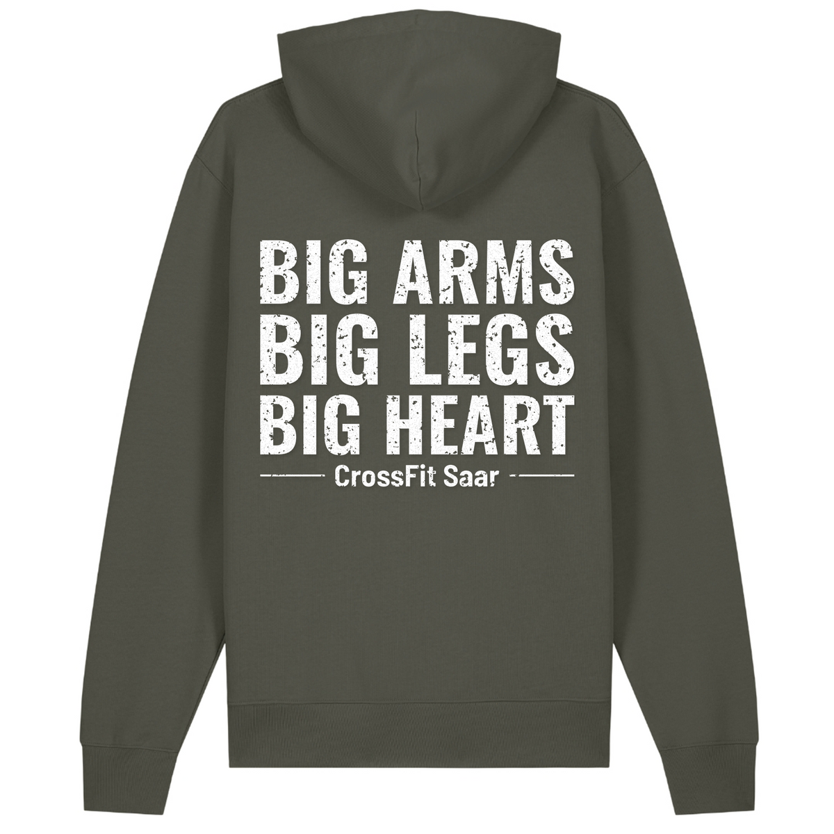 CF Saar - Male Shirt Cruiser 2.0 – Premium Unisex-Hoodie, Bio-Baumwolle - Khaki - Rueckseite