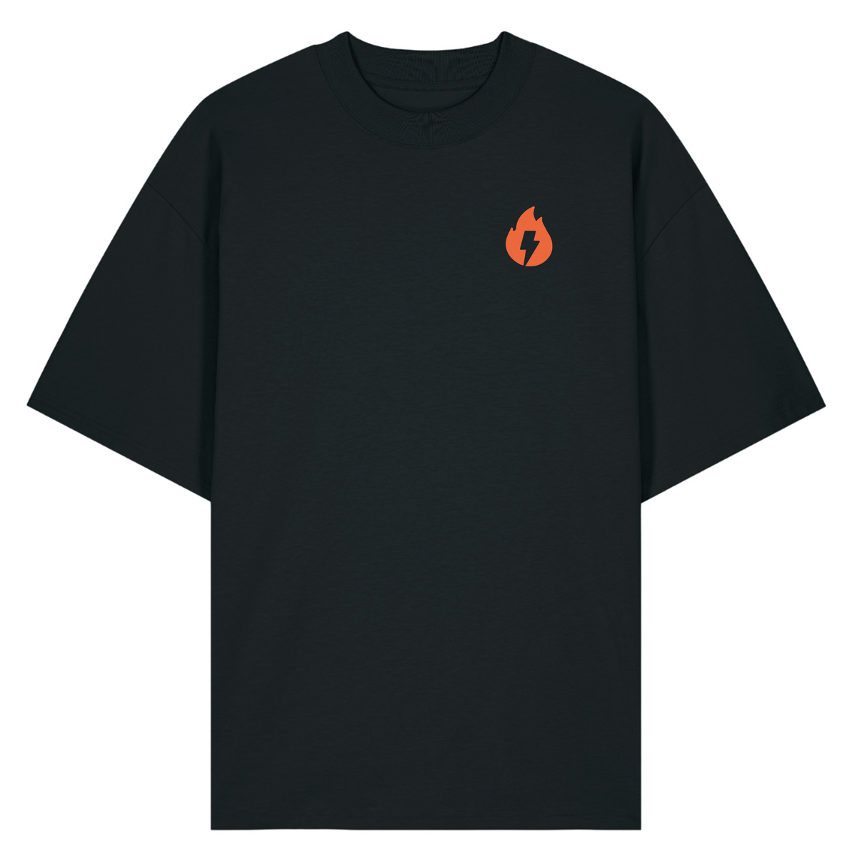 zündstoff - Unisex Oversize Shirt Flamme - Black