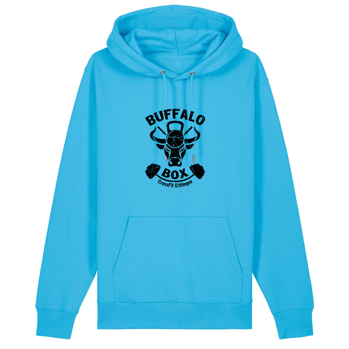 Buffalo Big Logo Premium Hoodie Unisex (n) - Aqua Blue