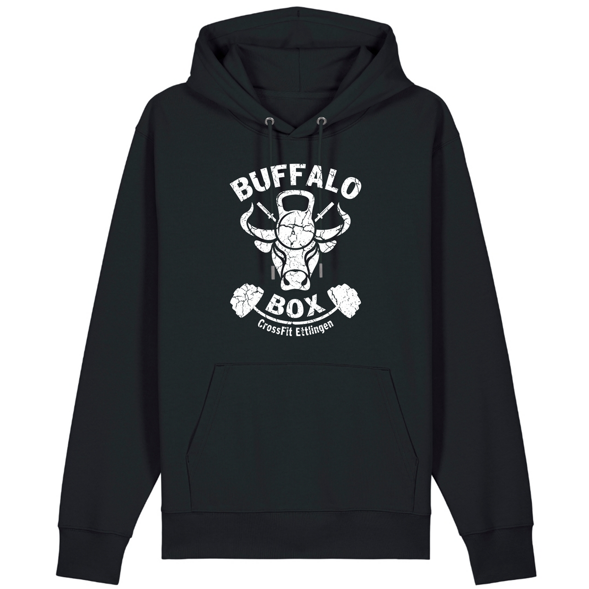 Buffalo Big Logo Premium Hoodie Unisex (n) - Black