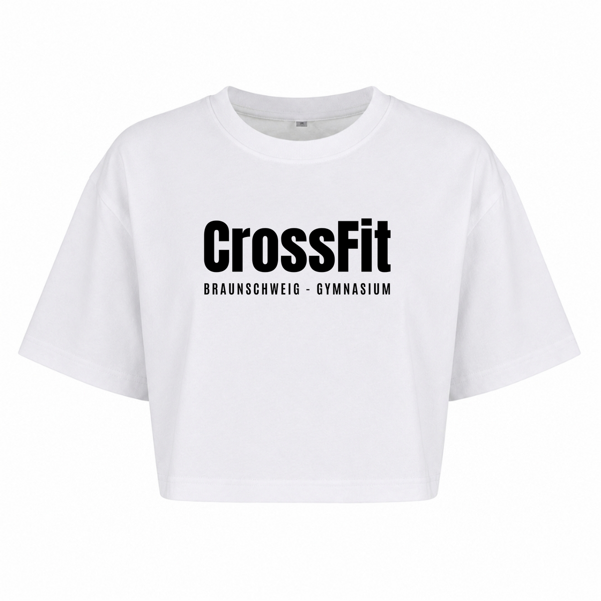 CFBS - Ladies Oversized Crop Shirt - weiß