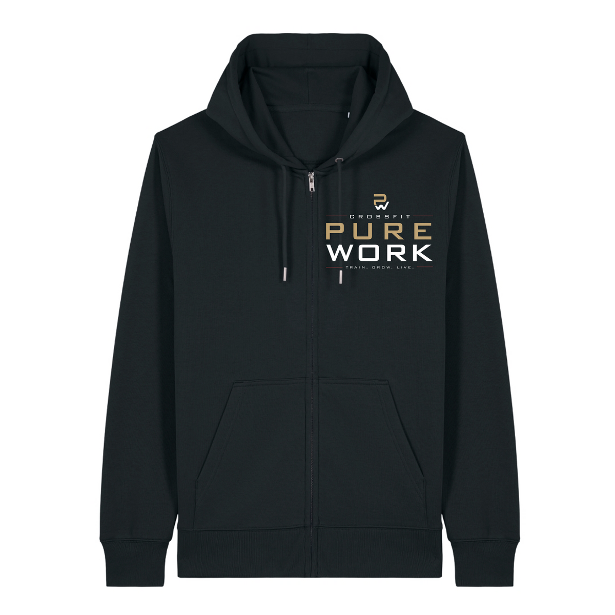 CF PureWork - Zip Hoodie Unisex - Black