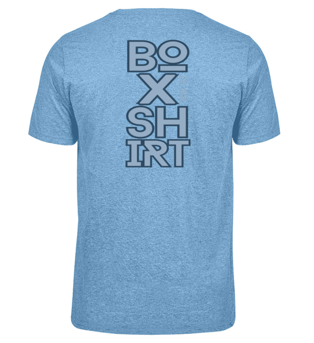 Hellblau Meliert-6806