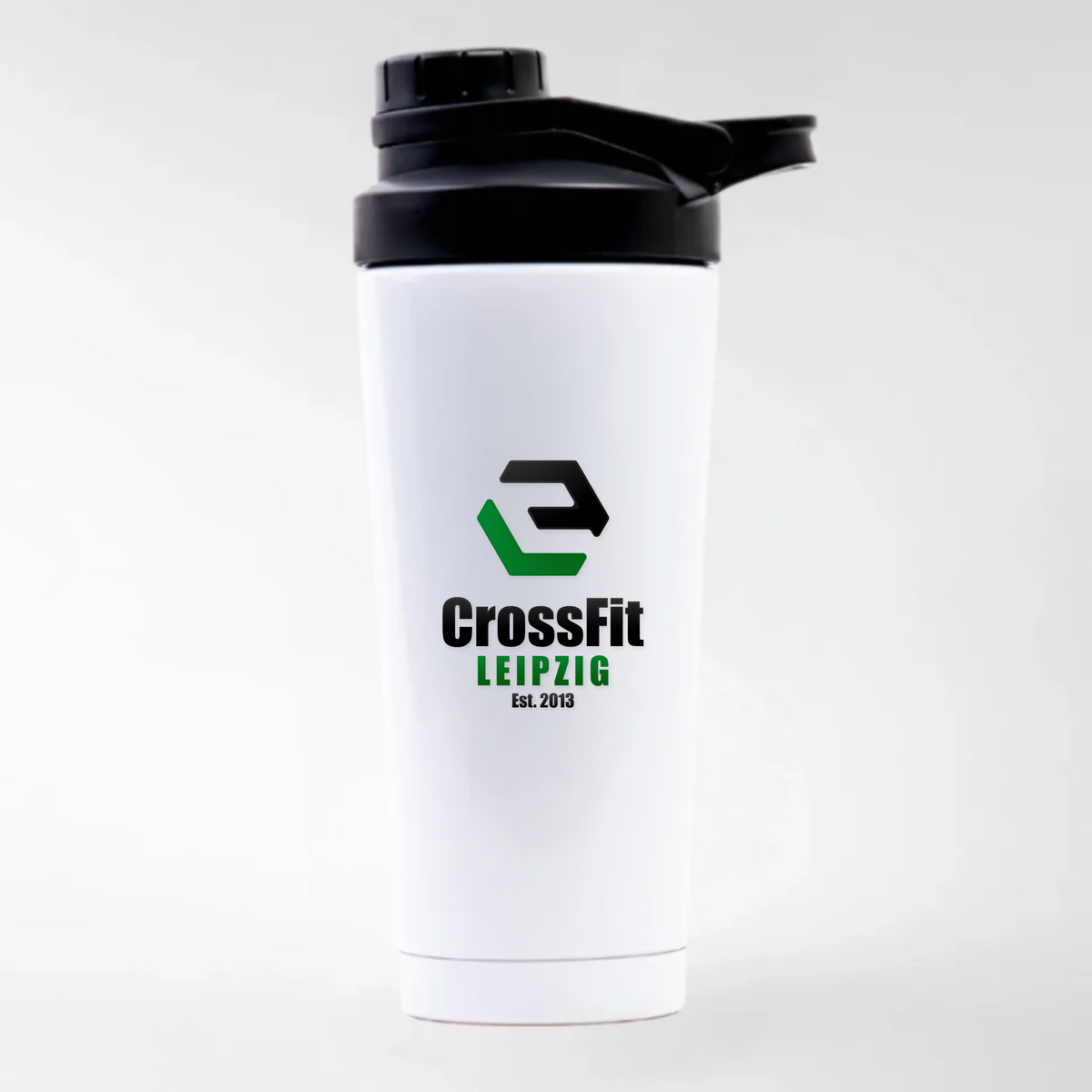 CF Leipzig - Male Shirt EDELSTAHL SHAKER - weiß mit Sublimationsdruck - Weiß