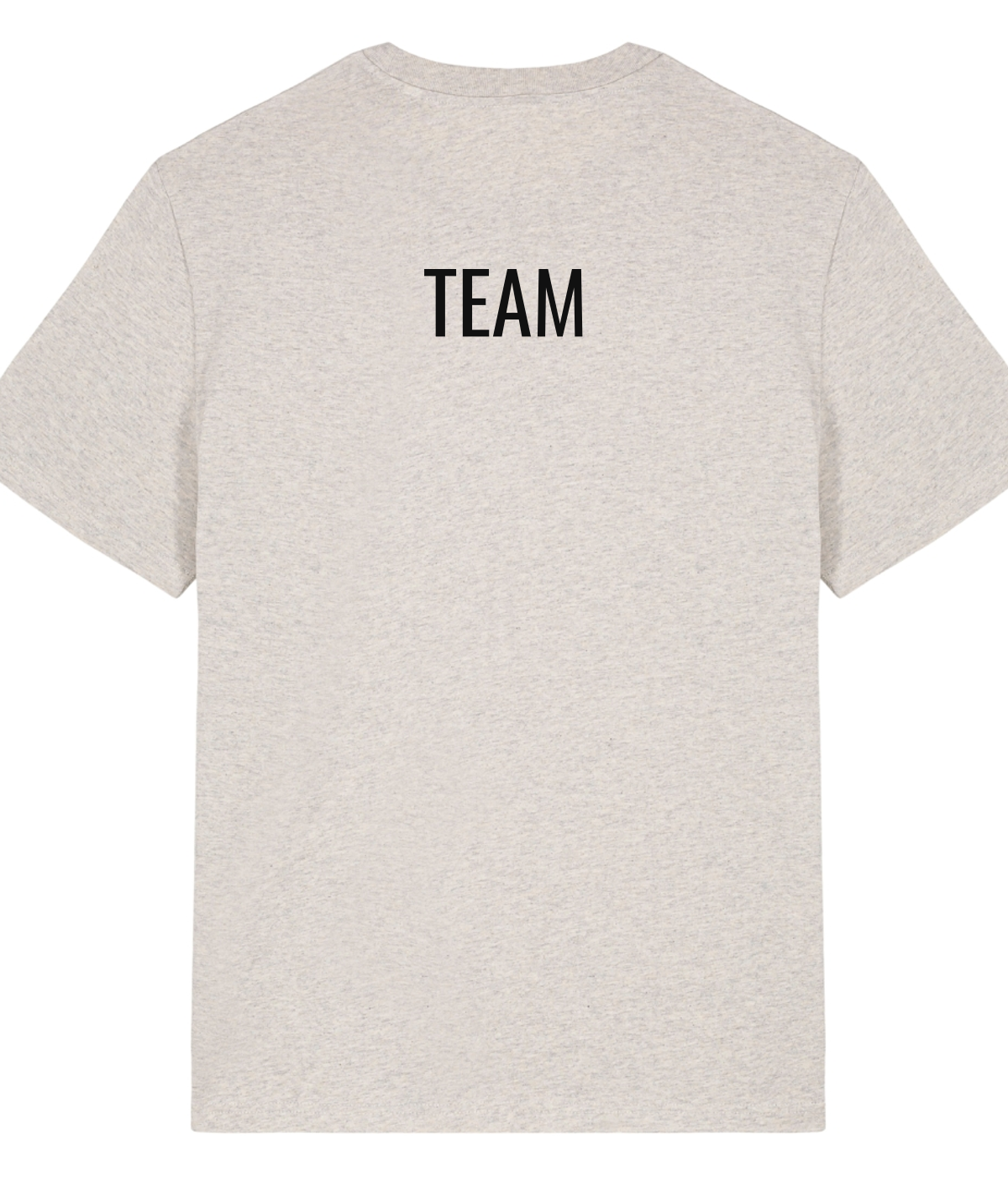 CFDU - Male Shirt personalisierbar Rücken - Heather Haze Grey - Rueckseite