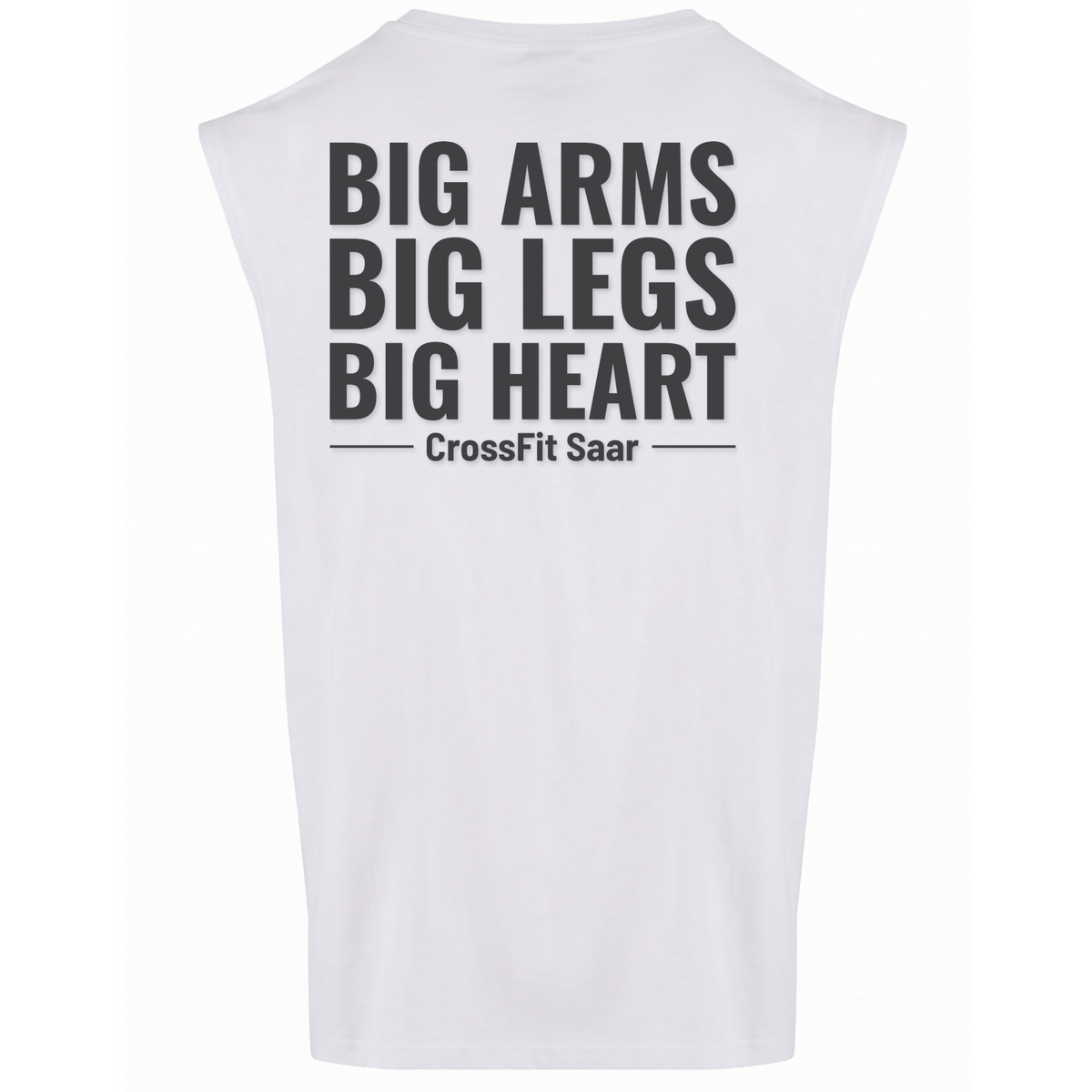 CF Saar - Male Shirt Sleeveless Tee - weiß - Rueckseite