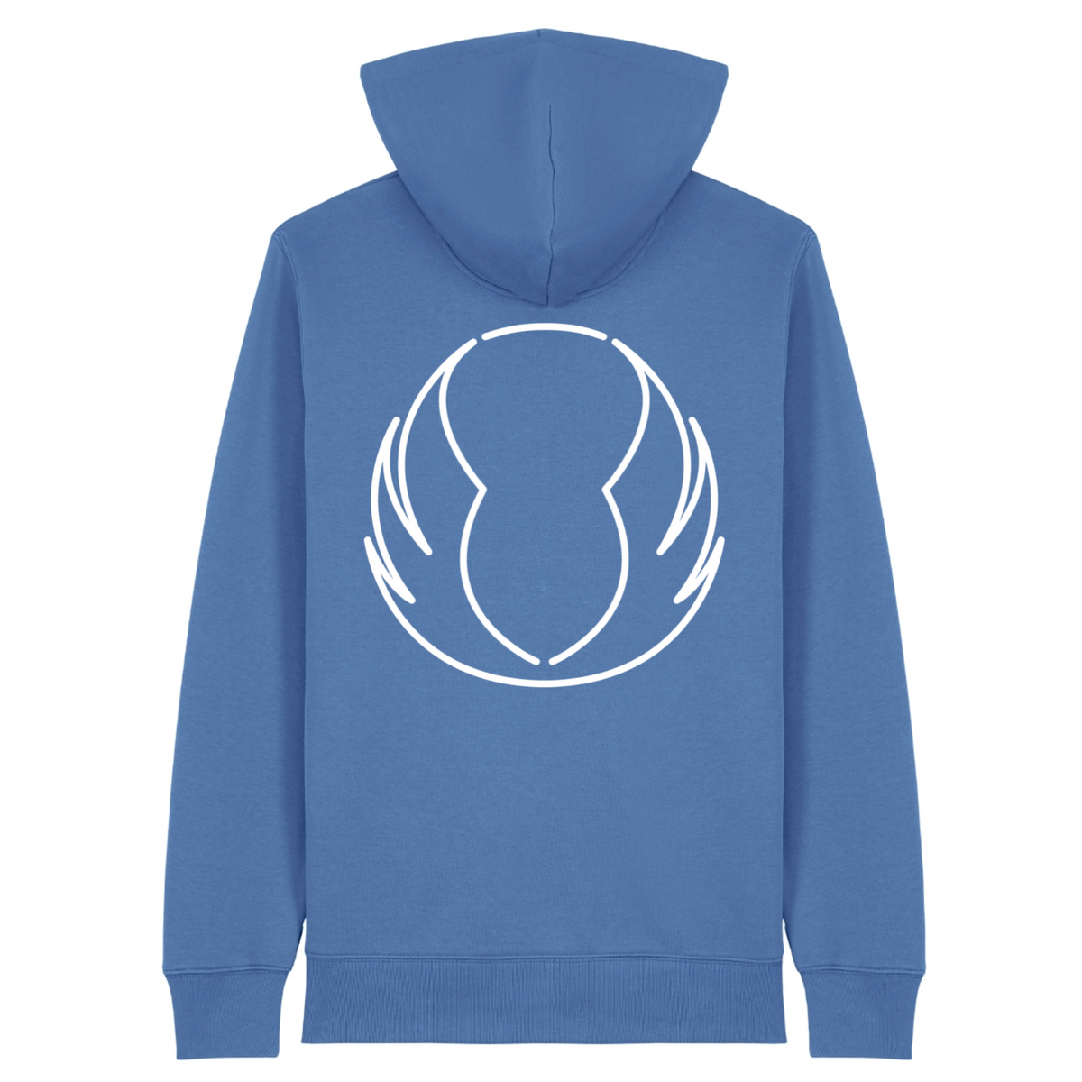 CF Gladbeck - Unisex Zip-Hoodie - Bright Blue - Rueckseite