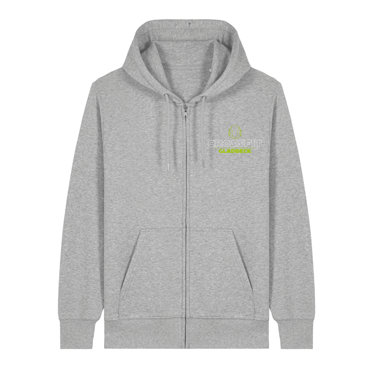 CF Gladbeck - Unisex Zip-Hoodie - Heather Grey