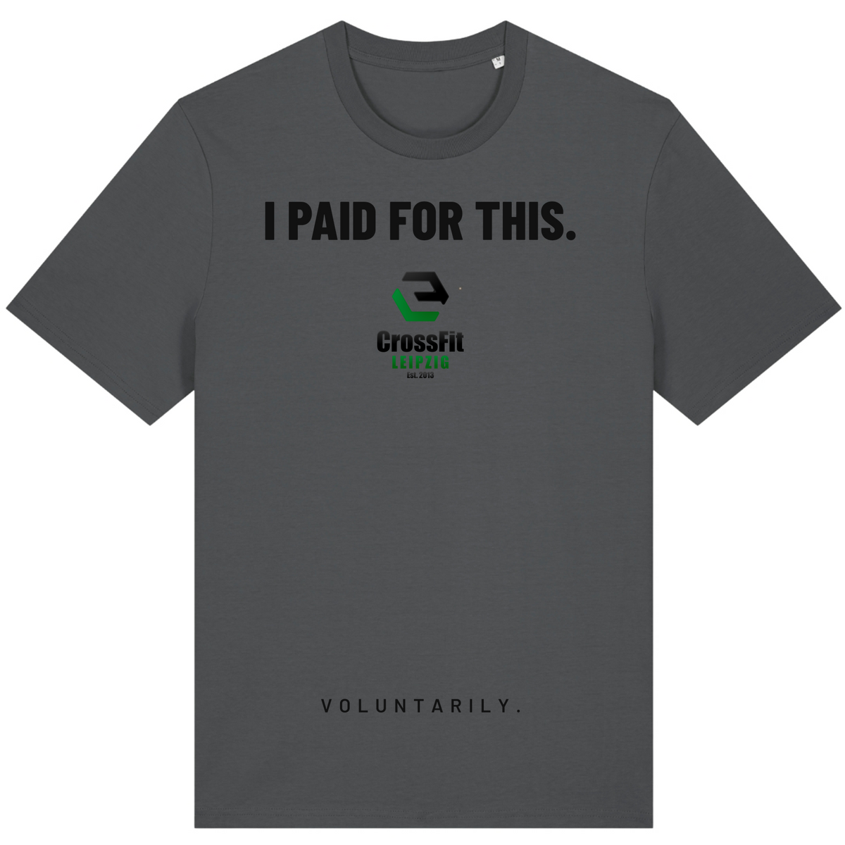 CF Leipzig - I paid for this - Male Shirt - Anthracite