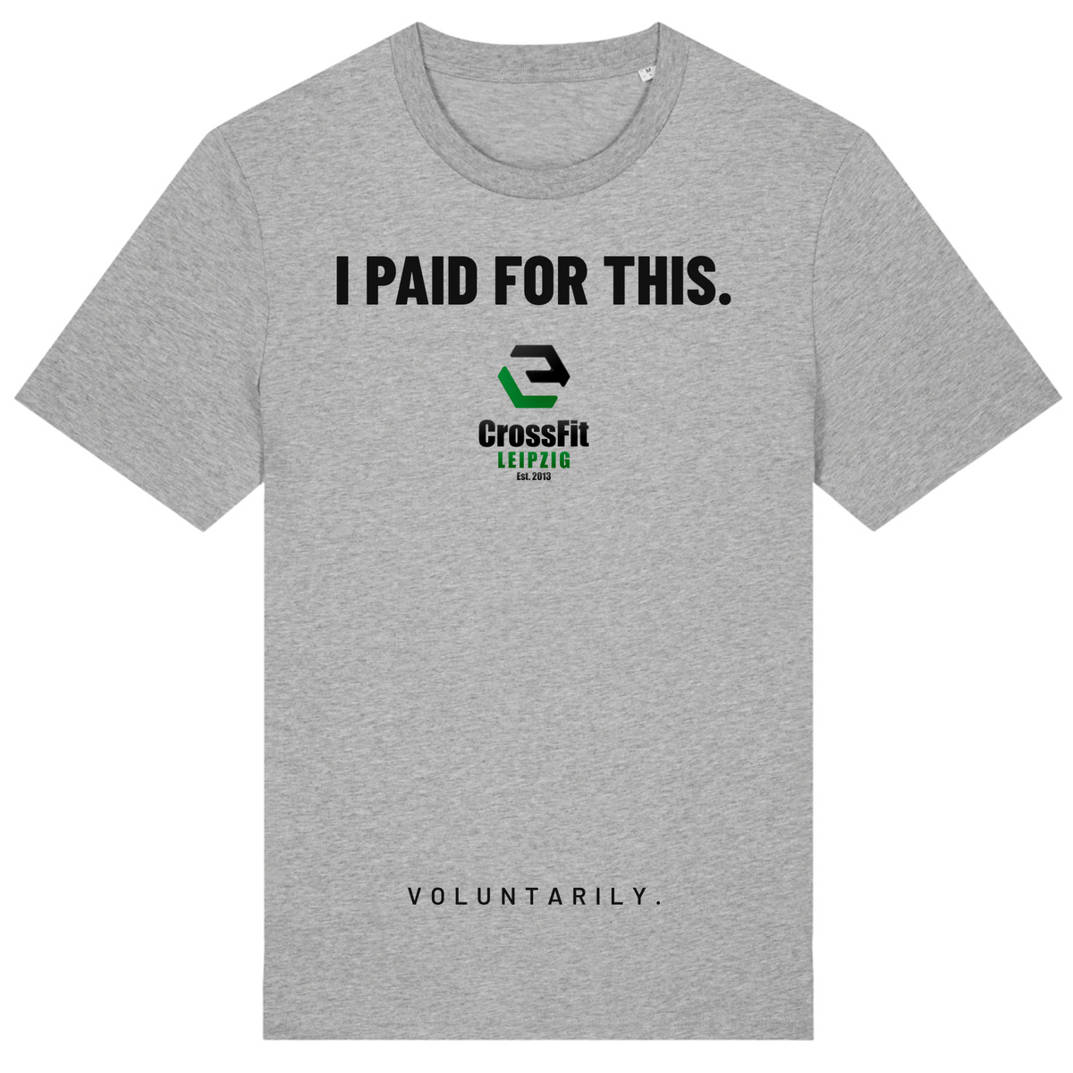 CF Leipzig - I paid for this - Male Shirt - Heather Grey