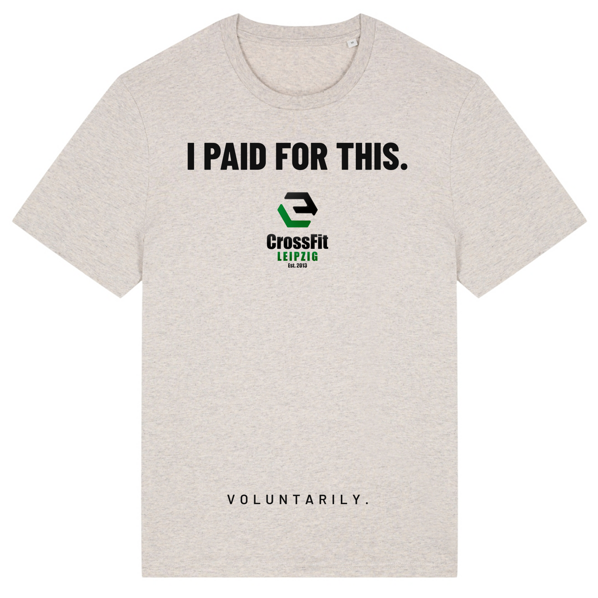 CF Leipzig - I paid for this - Male Shirt - Heather Haze Grey