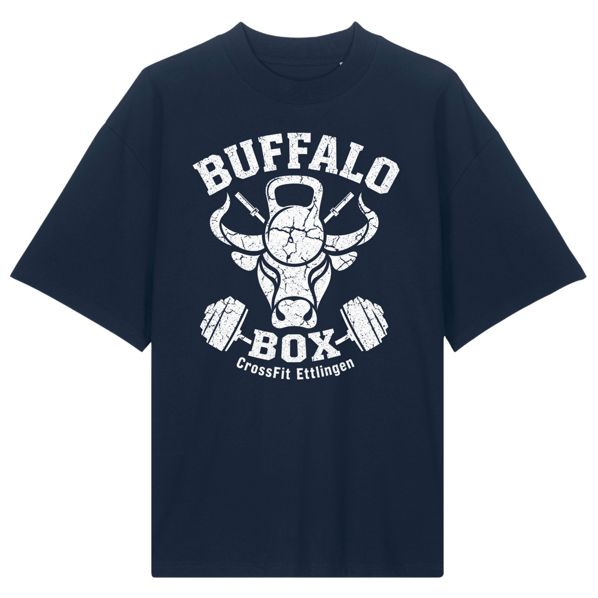 Buffalo Men's Oversized Athlete Shirt - French Navy