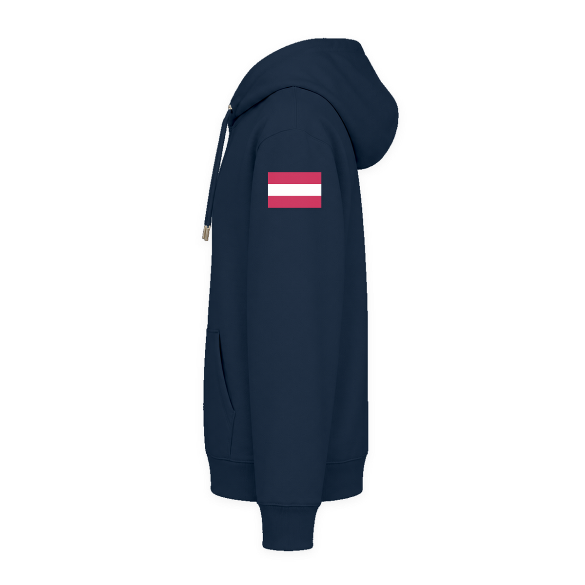 CF PureWork - Hoodie Premium Unisex - French Navy - Linker Aermel