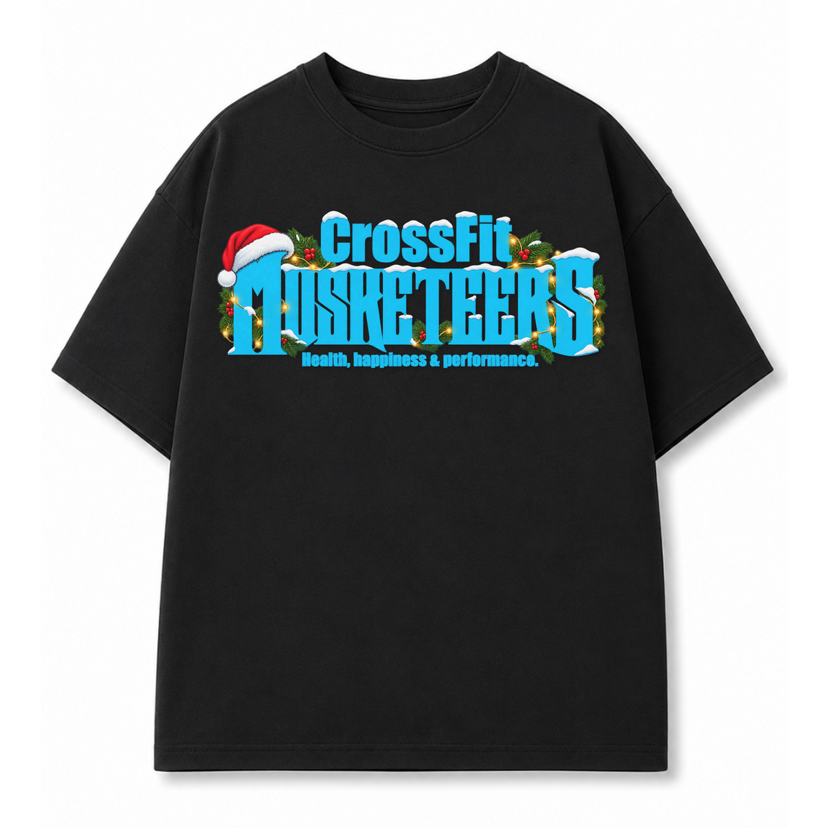 CF Musketeers - Xmas Collection Ladies Shirt Kids Oversized Tee - Black