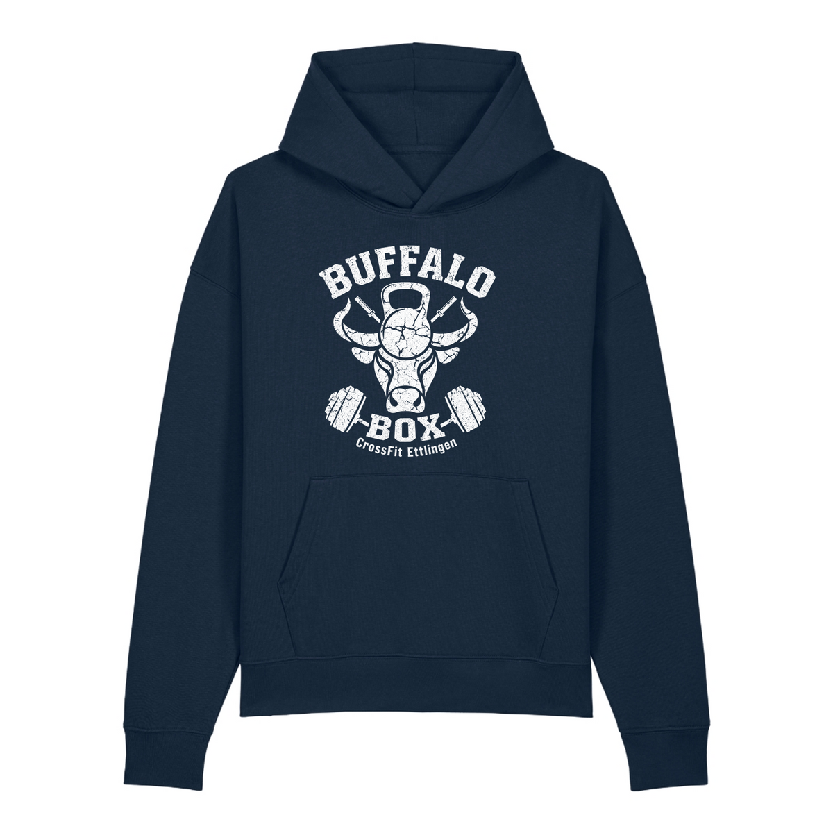 Buffalo Big Logo Premium Hoodie Chaser (o. Kordeln) - French Navy