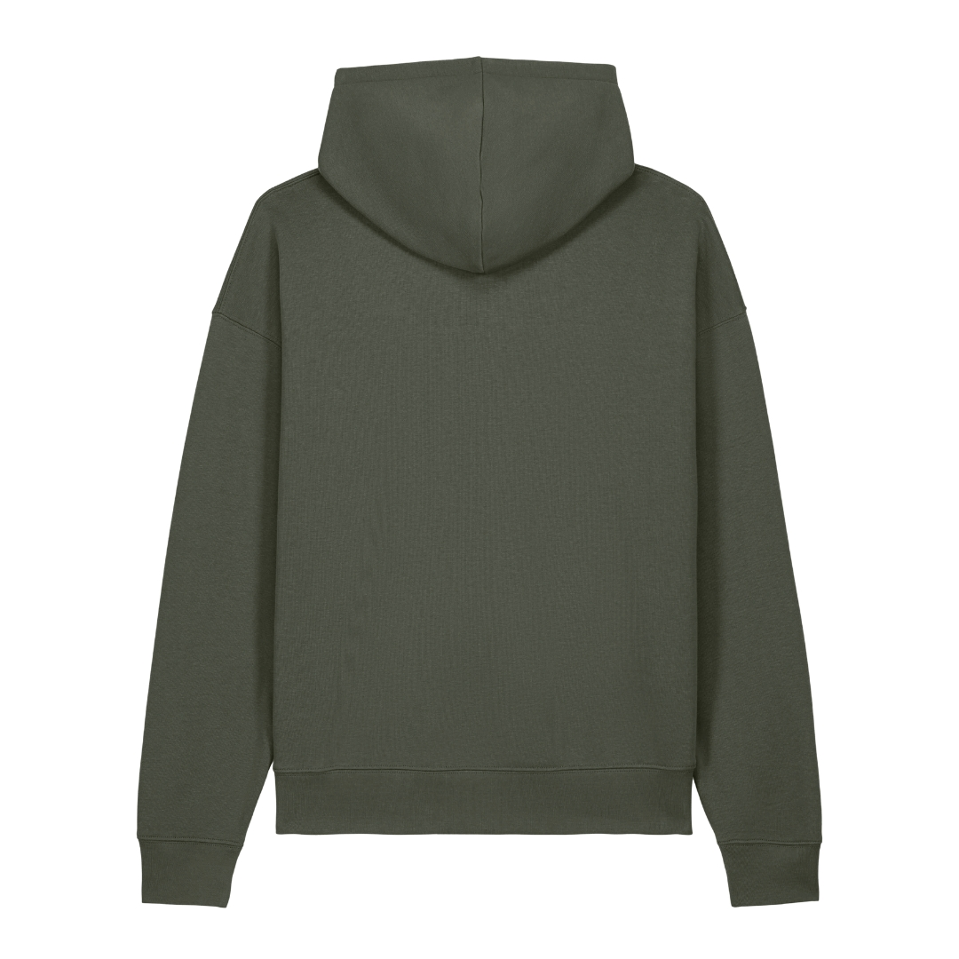Buffalo Big Logo Premium Hoodie Chaser (o. Kordeln) - Khaki - Rueckseite
