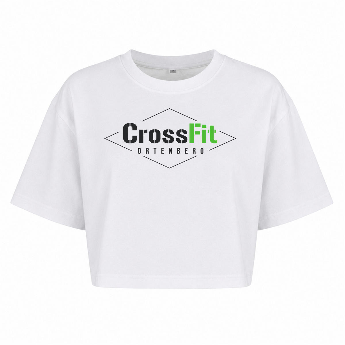 CF Ortenberg - Hoodie Ladies Short Oversized Tee - weiß