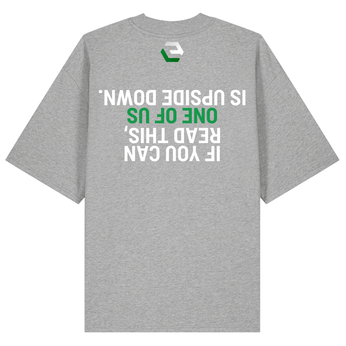 CF Leipzig - Upside Down Male Shirt - Heather Grey - Rueckseite